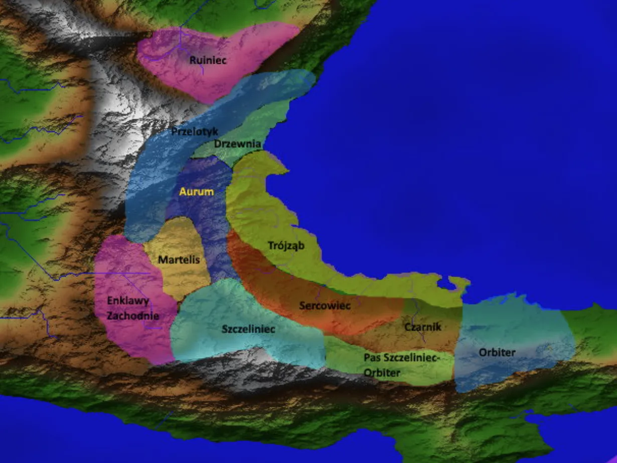 Mapa wysokopoziomowa Astorii